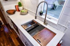 Tru Form Tiny S Photos From Solar Tiny For Family Of 5 Kitchen Sink Remodel Tiny Living Tiny House Design