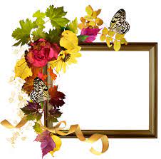 إطارات ورد للتصميم2019 أجمل الإطارات للفوتوشوب إطارات ورود بخلفية شفافة2019 flower art flowers autumn frame