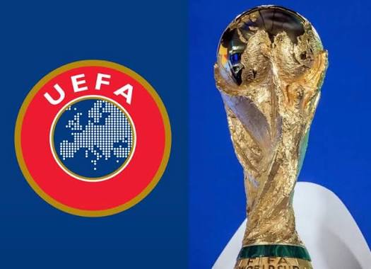 As sele&ccedil;&otilde;es da UEFA podem BOICOTAR a COPA DO MUNDO caso a FIFA siga em frente com seu plano de vender parte da Copa do Mundo para INSTITUI&Ccedil;&Otilde;ES PRIVADAS. Via -SkySports #futebol #