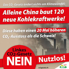 Während der branchenverband swissmem das. Svp Schweiz On Twitter Alleine China Baut Momentan 120 Neue Kohlekraftwerke Die Einen 20 Mal Hoheren Co2 Ausstoss Haben Als Die Ganze Schweiz Das Co2 Gesetz Wird Rein Gar Nichts Am Klimawandel Andern Aber