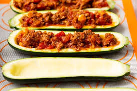 Beef Stuffed Zucchini Boats Low Carb Easy Peasy Meals Recipe Vegetable Platter Zucchini Zucchini Boats
