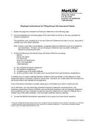 Claim and manage this profile. Employer Instructions For Filing Group Life Insurance Claims