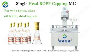 Automatic 500ml Glass Bottle Sealing Machine Single Head Ropp Capping In 2020 Olive Oil Bottles Oil Bottle Wine Bottle