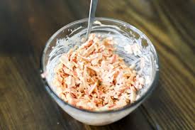 Place the salad greens on 2 plates for large portions and 3 plates for small portions. Spicy Crab Salad Like In Sushi My Therapist Cooks