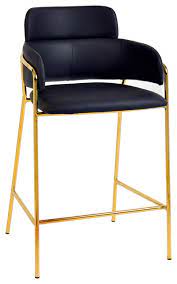 We did not find results for: Faux Black Leather Counter Stool Contemporary Modern Gold Counter Stool Setof2 Contemporary Bar Stools And Counter Stools By Mod Space Furniture Houzz