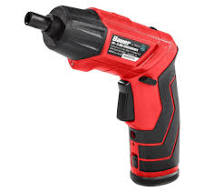 4V Cordless, 1/4 in. Screwdriver with Integrated Flashlight Kit with 4  Insert Bits and Wall Charger