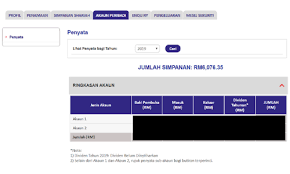 Semakan Penyata Kwsp Online I Akaun Baki Status Pengeluaran