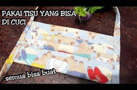 Cara Membuat Masker Paling Mudah Isi Tisu Yang Bisa Di Cuci Youtube Kain Jahit Cucian