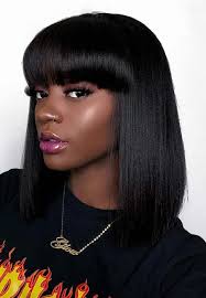 Another thing we advise you to pay attention to is the ponytails with bangs. 25 Bob Hairstyles For Black Women That Are Trendy Right Now Stayglam