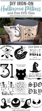 Download Diy Iron On Halloween Pillows With Cricut 13 Free Svg Designs PSD Mockup Templates