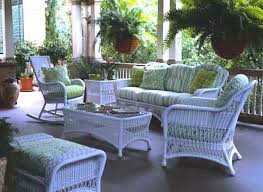 Pin By Carl Polk On Favorite Places Spaces White Wicker Patio Furniture Wicker Patio Furniture Set Patio Furnishings