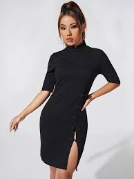 We did not find results for: Robe Fendue Avec Col Mao Mode En Ligne Shein France