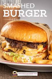 Smashed Burger Homemade Burgers Smash Burger Best Hamburger Recipes