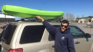 Hi, please check out my other video about tying a load of stuff to your roof with endless/hookless straps. How To Properly Tie Down A Kayak To A Cartop Luggage Rack With Bars Big Boys Toys Bozeman Mt Youtube
