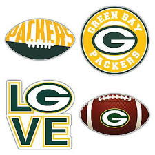 Set Of 4 Green Bay Packers Football Sticker Decals 5 Longer Side Id 1 In 2020 Green Bay Packers Football Green Bay Packers Football Stickers