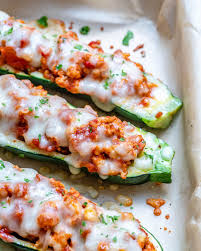 Italian Stuffed Zucchini Boats For The Best Summer Mealtime Recipe In 2020 Zucchini Boats Zucchini Clean Food Crush