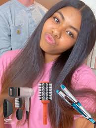 My curly to straight hair essentials