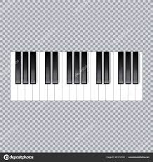 Piano Chords Piano Key Notes Chart White Background Vector