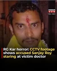 Sanjay Roy, dubbed as a 'sexual pervert with animal instincts' in CBI's  psycho analysis, was seen staring the 31-year-old victim doctor