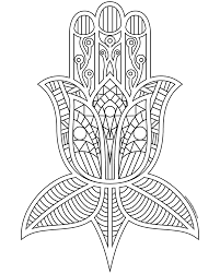 Our printable coloring pages are free and classified by theme, simply choose and print your drawing to color for hours! Hamsa Coloring Pages Coloring Home