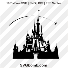 Free Vector Svg Disney Castle Silhouette Clip Art This File Can Be Scaled To Use With The Sil Disney Castle Silhouette Castle Silhouette Disney Castle Drawing