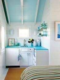 turquoise countertops cottage