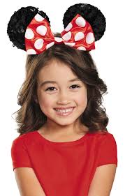 DISNEY MINNIE MOUSE EARS HEADBAND HALLOWEEN