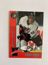 1999-00 Quebec Remparts Signed #1 Jean Mallette
