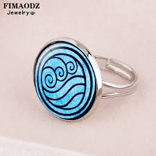 Maybe you would like to learn more about one of these? Fimaodz Avatar The Last Airbender Ring Air Nomad Fire And Water Tribe Symbol Art Photo Glass Adjustable Rings Jewelry Best Price 1e20a Goteborgsaventyrscenter