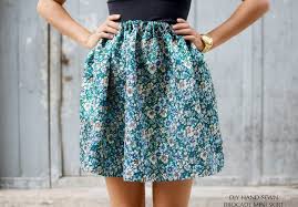 How to posted by kaitkim. Diy Handsewn Brocade Mini Skirt Collective Gen