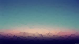 Cute Aesthetic Minimalist Desktop Backgrounds Person standing on mountain cliff painting, illustration, landscape. cute aesthetic minimalist desktop