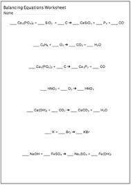 Balancing chemical equations online worksheet for high school. 20 Chemistry Basic Chemistry Ideas Chemistry Chemistry Lessons Teaching Chemistry