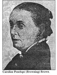 Caroline Penelope (Browning) Brown (1830-1894)