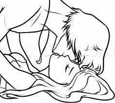 A simple kiss can be a surprisingly challenging act to draw! How To Draw An Anime Kiss Step By Step Anime People Anime Draw Japanese Anime Draw Manga Free Online Drawing Tu Kissing Drawing Romantic Drawing Drawings