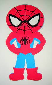 Super Hero Spiderman Paper Die Cut Paper Doll Scrapbook - Etsy