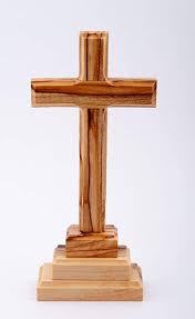 Wood Standing Cross 15cms Wooden Cross Cross Made From Wood Holy Land Cross Olive Wood Cross Form Holy Land Olive Wood Cross Wood Crosses Diy