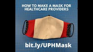 Instructional Video For Sewing The Olson Mask Covid 19 Facemask Fabricfacemask Facemaskpattern Youtube