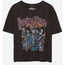 #haha #harry styles #favourite shirt #rolling stones shirt #its already got holes in it #only a matter of time before it falls off him #one direction #can want to see more posts tagged #rolling stones shirt? Rolling Stones Cropped Top View All T Shirts Woman Zara United 20 Liked On Polyvore Featuring Tops T Shirt Rolling Stones Shirt Tops Womens Shirts