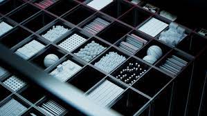 Autostore is a completely modular system, and the number of robots and workstations determine what throughput autostore workstations are called ports. Bins