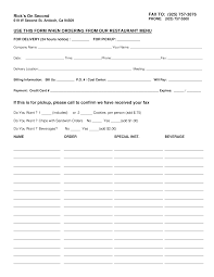Restaurant Menu Order Form Sample Format How To Create A Restaurant Menu Order Form Sample Format Download Th Order Form Template Restaurant Order Templates
