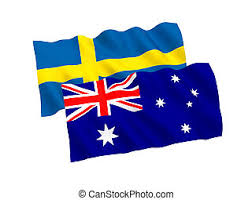 Swedish embassy in canberra, australia 5 turrana street yarralumla act 2600 australia. Sverige Australien Vinkande Flagg Australien Vinkande Flagg Canstock