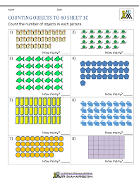 printable counting worksheet counting up to 50