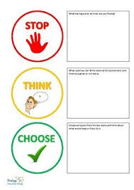 This Simple Worksheet Encourages The Child To Work Through Tricky Situations Step By Step Emotion Recognition Self Regulation Kindergarten Classroom Management