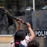 En video: indígenas usan niños como “escudos” en enfrentamientos y retención en el MinInterior en Bogotá