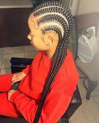 I Am S Instagram Post 8 Straight Back Feedins Braidedbyryy Voiceofhair Brai African Braids Hairstyles Feed In Braid Little Girls Natural Hairstyles