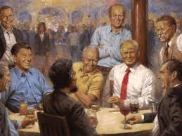 Bush presidential center in dallas, texas, in 2017. You Really Have To See Trump S Bizarre New Painting