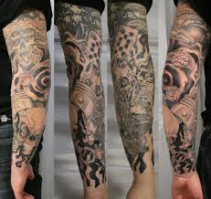 New School Armsleeve Ready Tat By 2face Tattoo On Deviantart Tattoo Sleeve Designs Forearm Sleeve Tattoos Arm Sleeve Tattoos