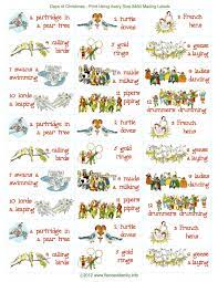 Godparents day, sometimes called godparents' sunday, takes place on the first sunday in june every year. 12 Days Of Christmas Sing A Long Labels Flanders Family Homelife