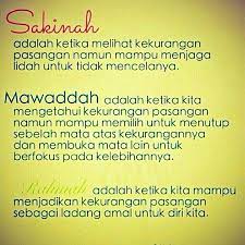 Karakteristik keluarga sakinah mawaddah warahmah. Islamic Quotes