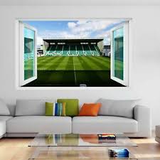 • includes five football shaped magnets. Football Stadium Hibernian 3d Wall Stickers Mural Decal Kids Bedroom Decor Bv49 Ebay